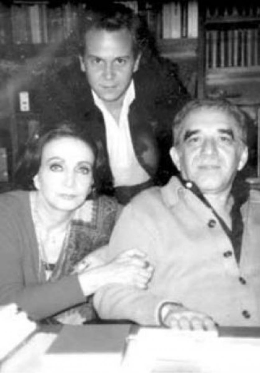 Gabriel García Márquez y Mª Luisa Elío Bernal